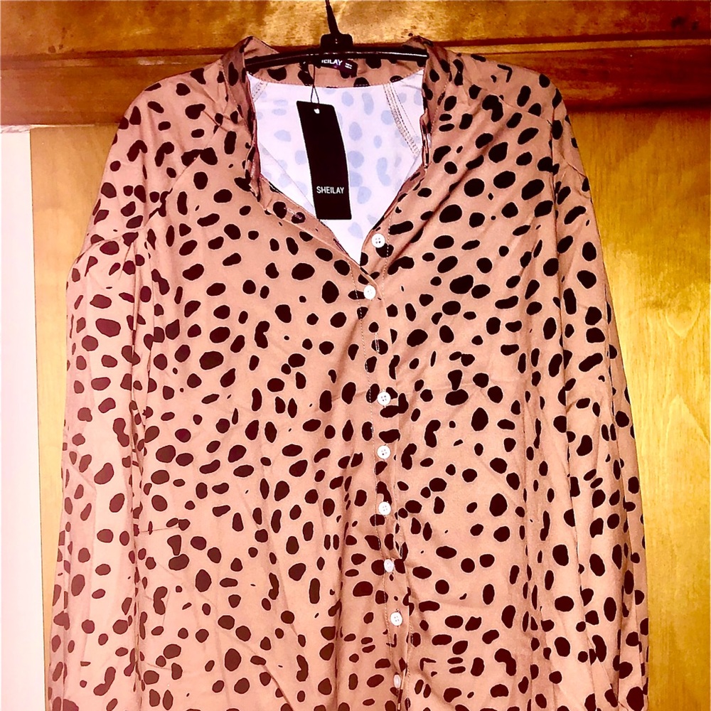 Blouse leopard print